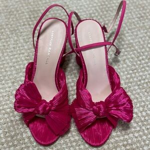 Loeffler Randall Camellia Pleated Bow Heel